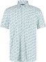 State of Art regular fit overhemd met all over print wit kobalt - Thumbnail 2