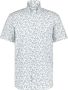 State of Art Casual Blauw Kort Mouw Overhemd Blue Heren - Thumbnail 1