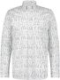 State of Art Zilver Geprint Shirt Casual Stijl White Heren - Thumbnail 2