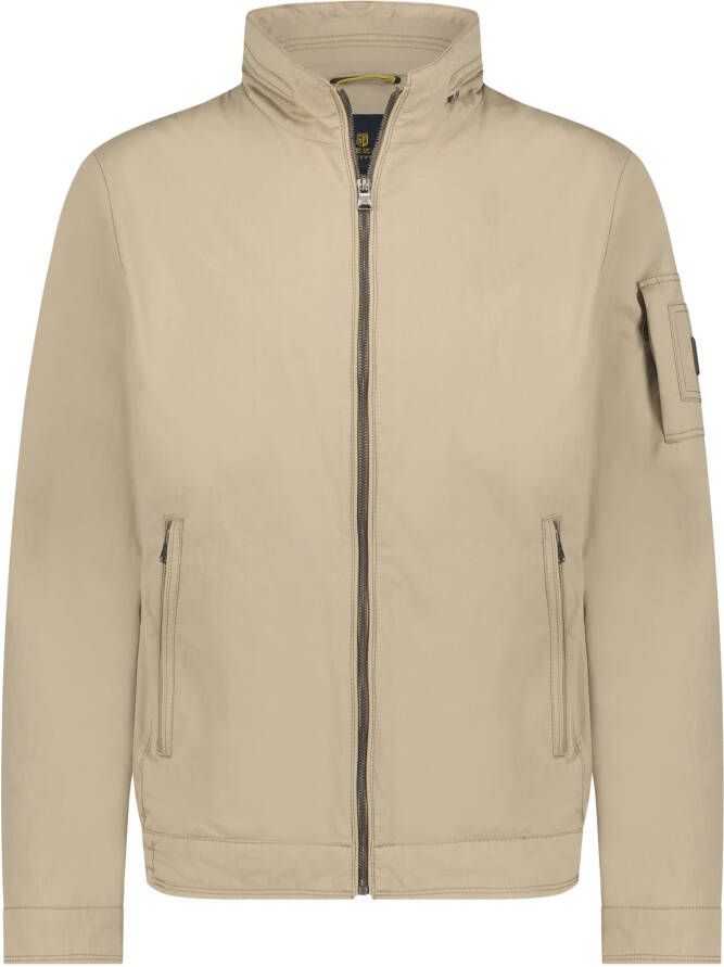 State of Art Beige Katoenen Jas met Rits Beige Heren - Foto 2