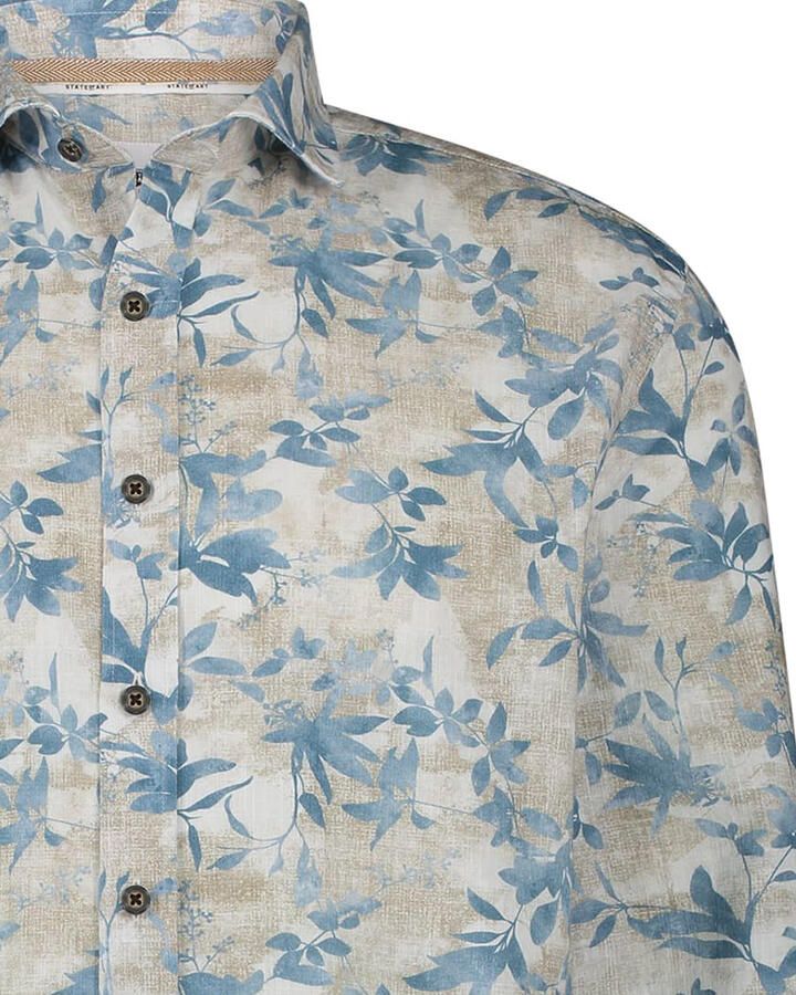 State of Art Gedrukt overhemd lange mouw Multicolor Heren