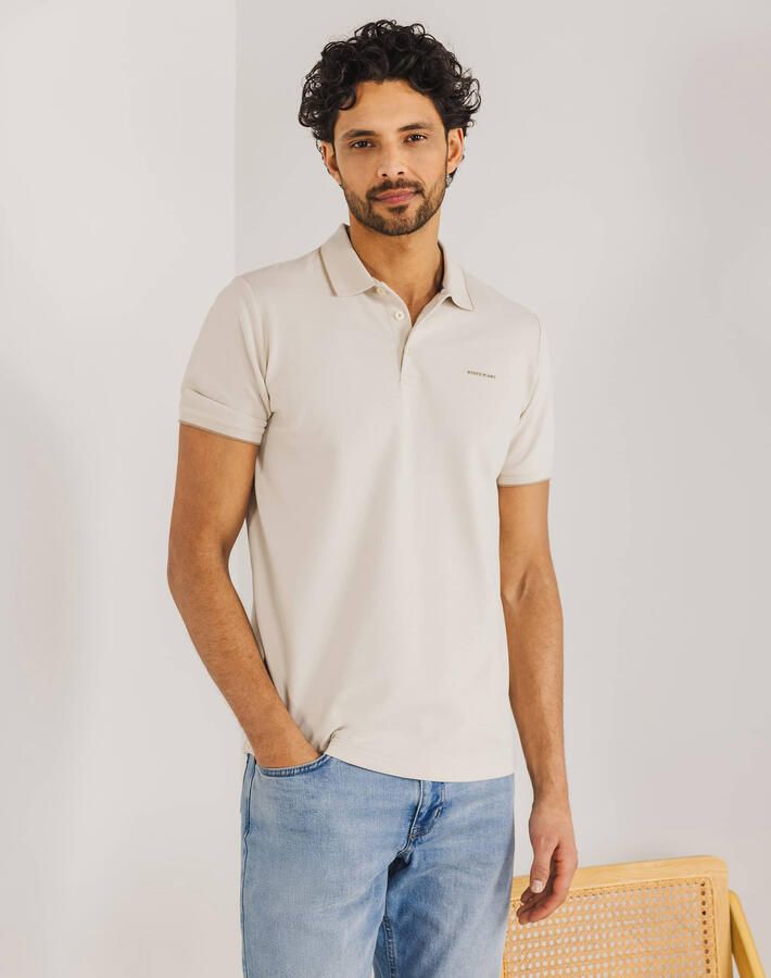 State Of Art T-shirt Poloshirt Piqué Greige - Foto 4