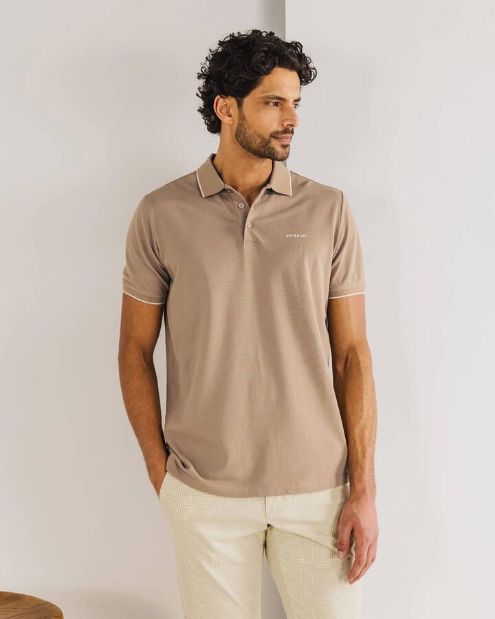 State Of Art T-shirt Poloshirt Piqué Bruin - Foto 5