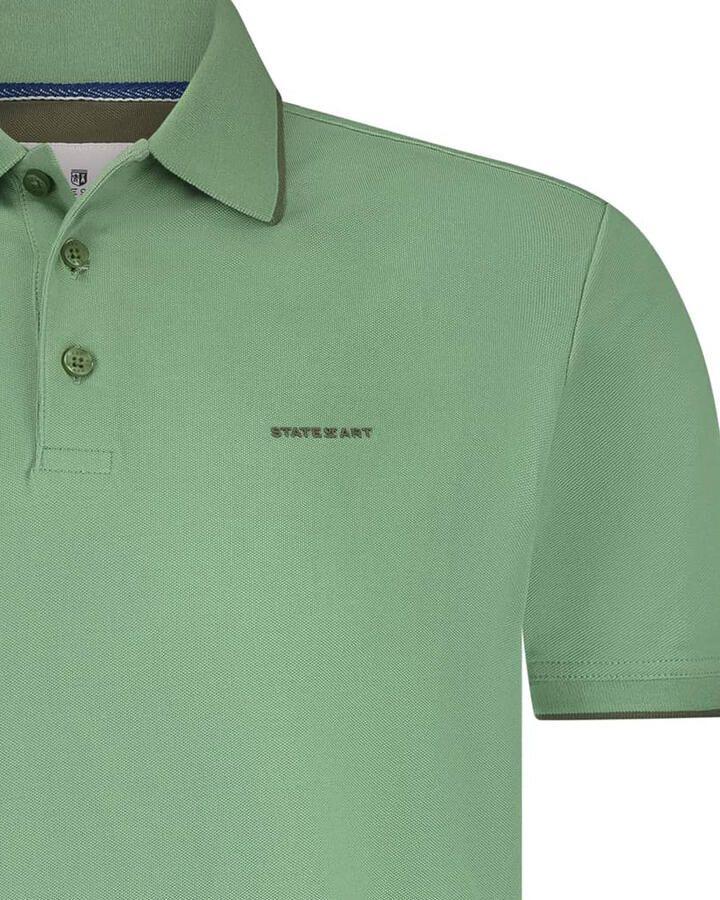 State Of Art T-shirt Poloshirt Piqué Groen - Foto 3