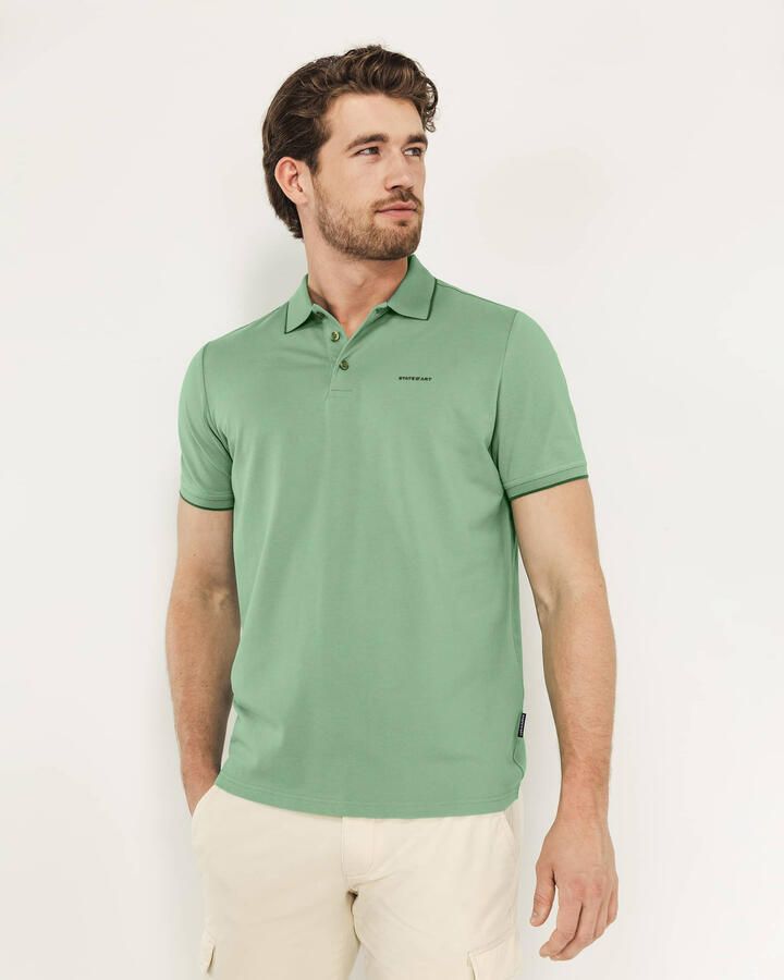 State Of Art T-shirt Poloshirt Piqué Groen