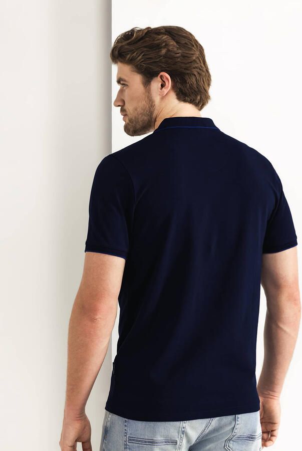State Of Art T-shirt Poloshirt Piqué Navy - Foto 6