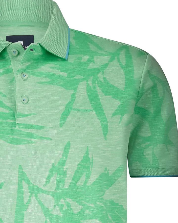 State Of Art T-shirt Poloshirt Faded Leaf Groen