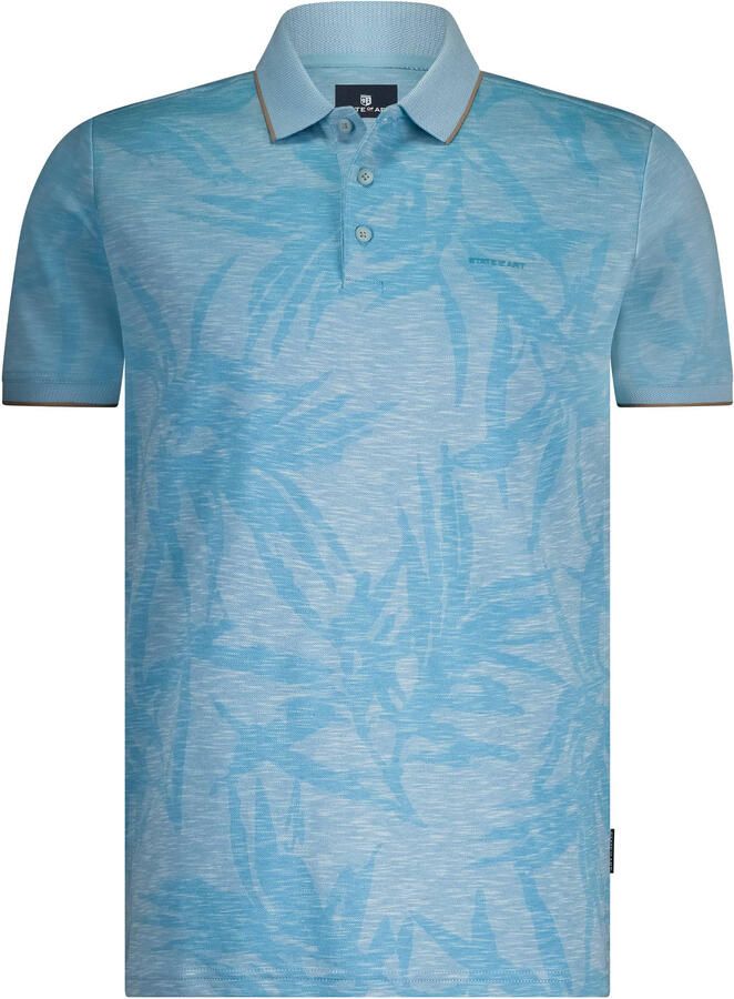 State Of Art T-shirt Poloshirt Faded Leaf Lichtblauw - Foto 2