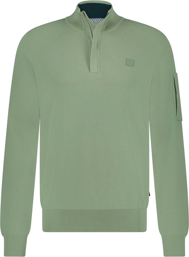 State of Art Sportzip Pullover Green Heren