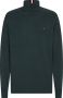 Tommy Hilfiger Donkergroene Coltrui Pima Org Ctn CAshmere Roll Neck - Thumbnail 2