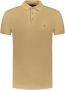 Tommy Hilfiger Interlock Sleeve Tape Polo Beige Heren - Thumbnail 1