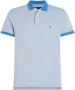 Tommy Hilfiger Poloshirt Mouline Tipped Lichtblauw - Thumbnail 2
