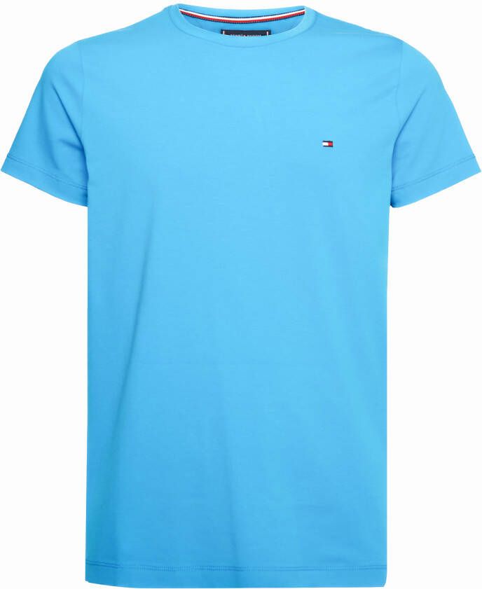 Tommy Hilfiger Stretch slim T-shirt blauw Mw0Mw10800 C4G Blauw Heren