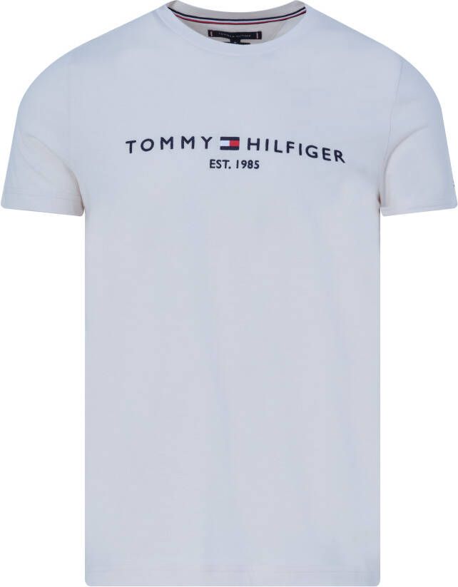 Tommy Hilfiger Tommy Logo T-shirt ecru Mw0Mw11797 AC0 Beige Heren