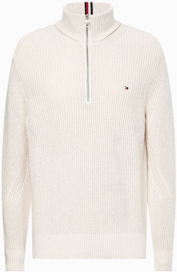 Tommy Hilfiger Gebreide trui STRUCTURE ZIP MOCK