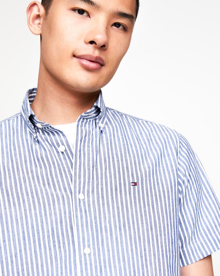 Tommy Hilfiger Overhemd met korte mouwen W-CO LI CLASSIC STP RF SHIRT - Foto 2