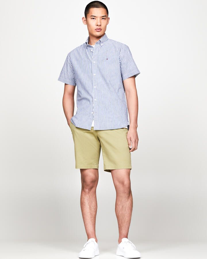 Tommy Hilfiger Overhemd met korte mouwen W-CO LI CLASSIC STP RF SHIRT - Foto 3