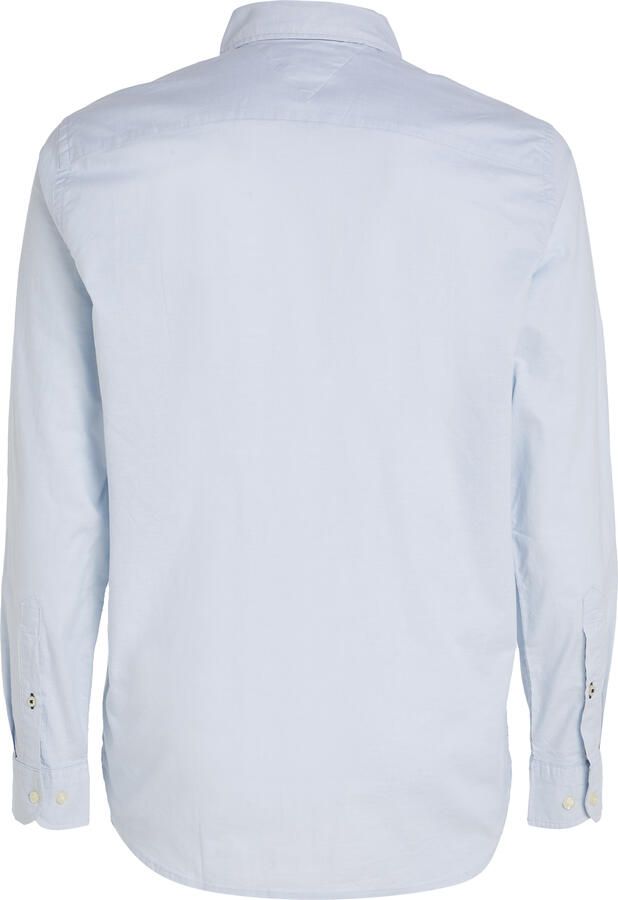 Tommy Hilfiger regular fit overhemd CORE 1985 FLEX OXFORD met biologisch katoen calm blue - Foto 6
