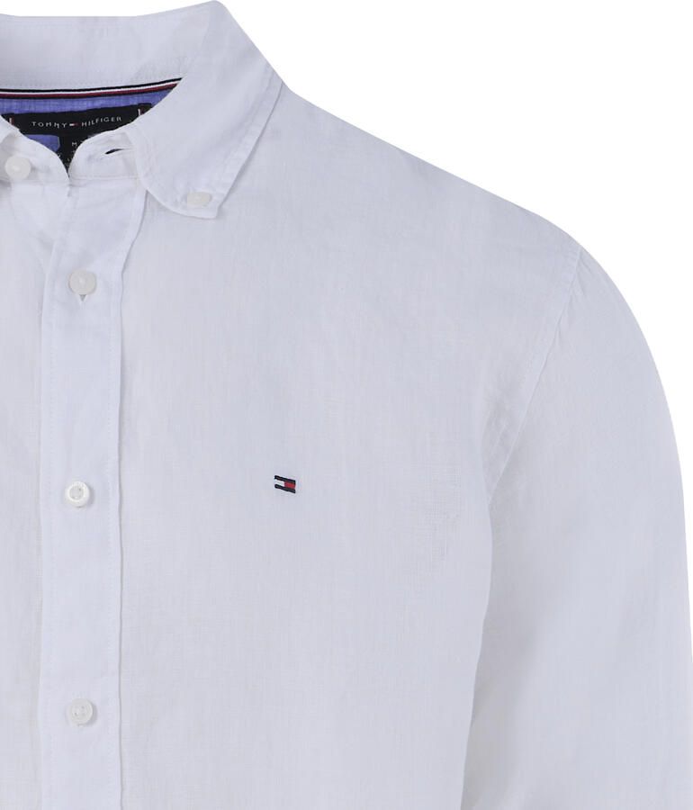 Tommy Hilfiger Regular fit vrijetijdsoverhemd van linnen model 'PIGMENT'