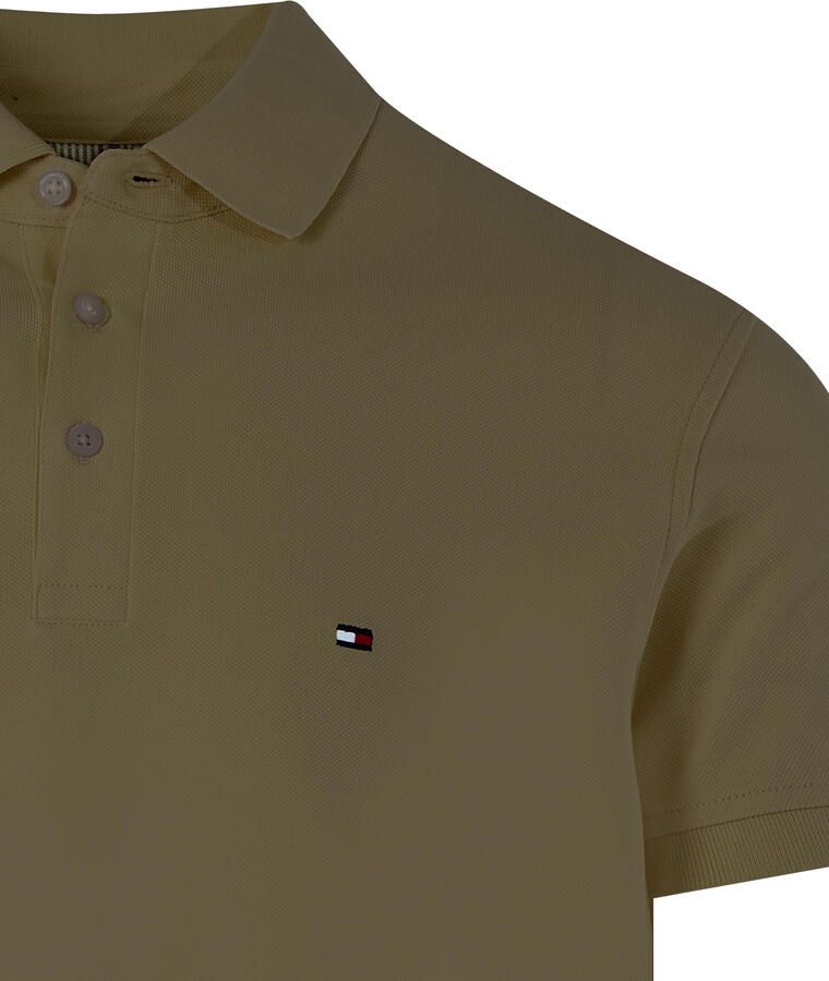 Tommy Hilfiger Poloshirt 1985 SLIM POLO met piquéstructuur en borduursel gemêleerd casual slim fit katoenmix polokraag - Foto 2