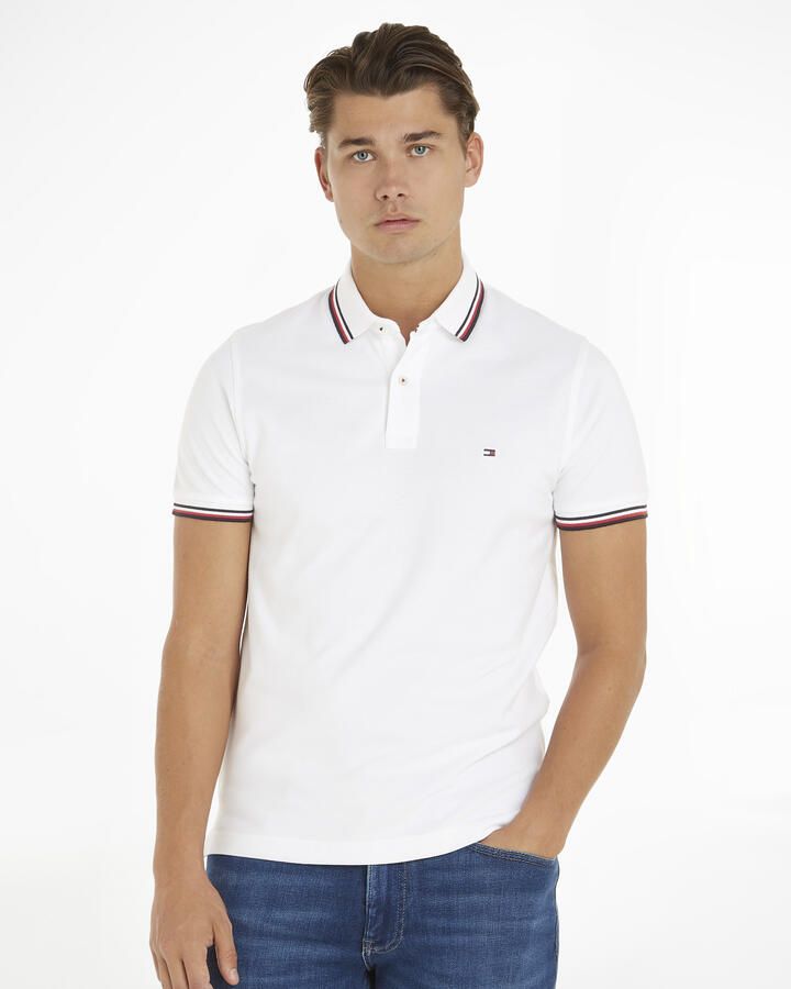 Tommy Hilfiger Witte poloshirt met korte mouwen White Heren - Foto 4