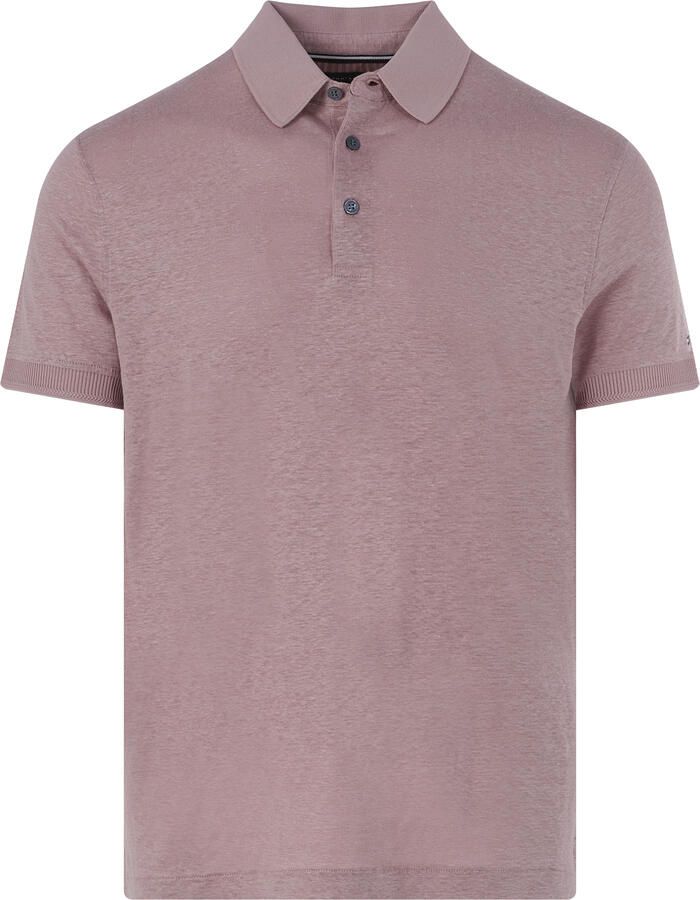 Tommy Hilfiger Regular fit poloshirt van linnenmix - Foto 2