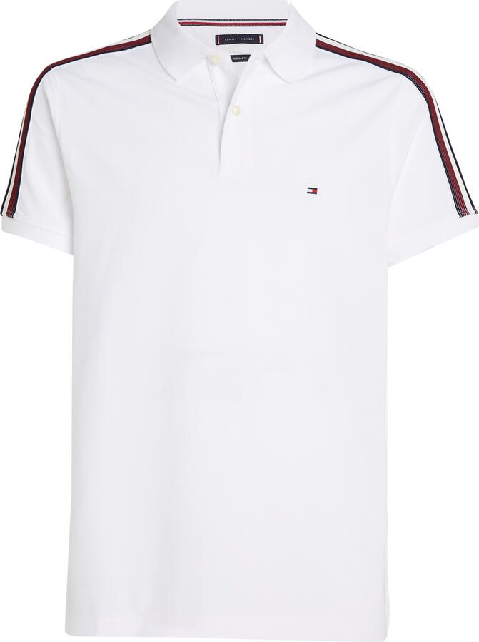 Tommy Hilfiger Poloshirt SHADOW GS REG POLO Strepen in Tommy kleur op de schouder - Foto 5