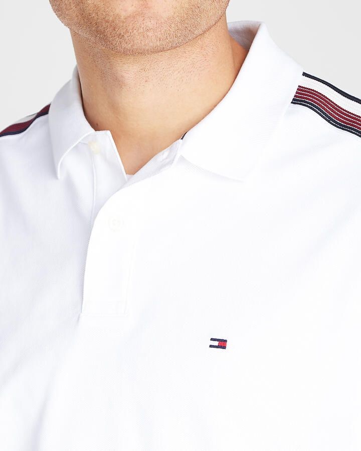 Tommy Hilfiger Poloshirt SHADOW GS REG POLO Strepen in Tommy kleur op de schouder - Foto 2
