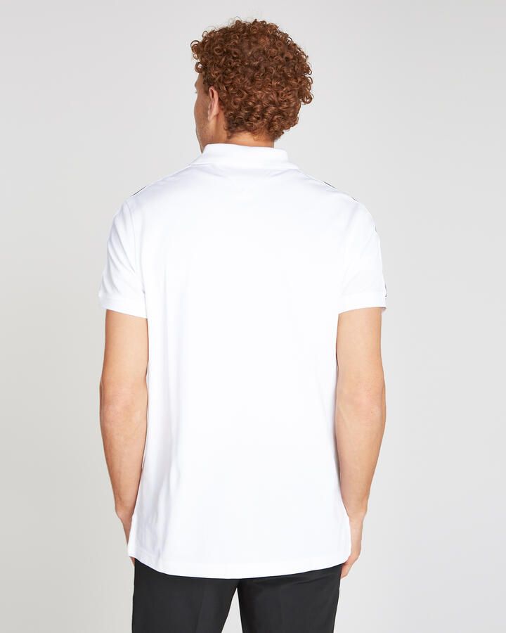 Tommy Hilfiger Poloshirt SHADOW GS REG POLO Strepen in Tommy kleur op de schouder - Foto 3