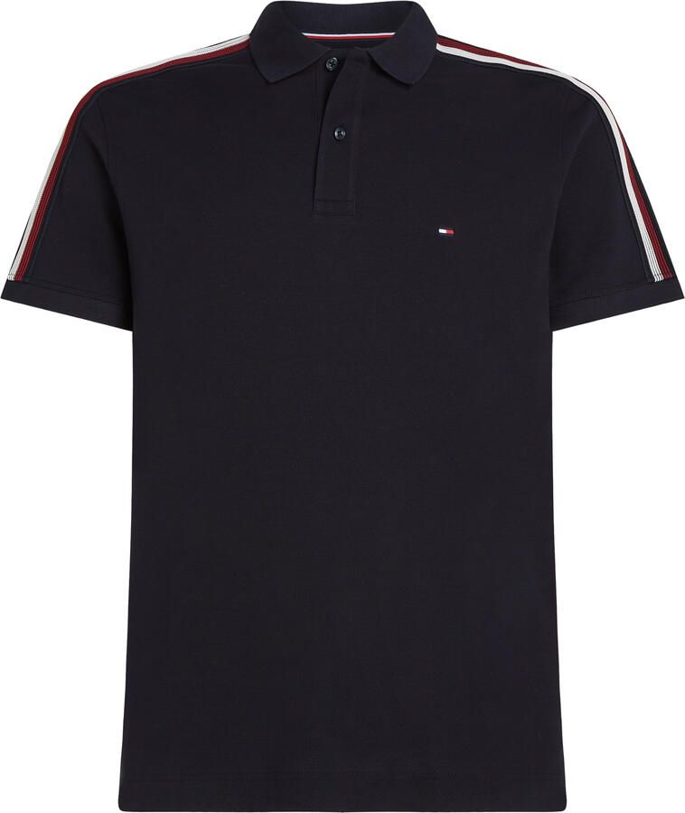 Tommy Hilfiger Poloshirt SHADOW GS REG POLO Strepen in Tommy kleur op de schouder - Foto 5