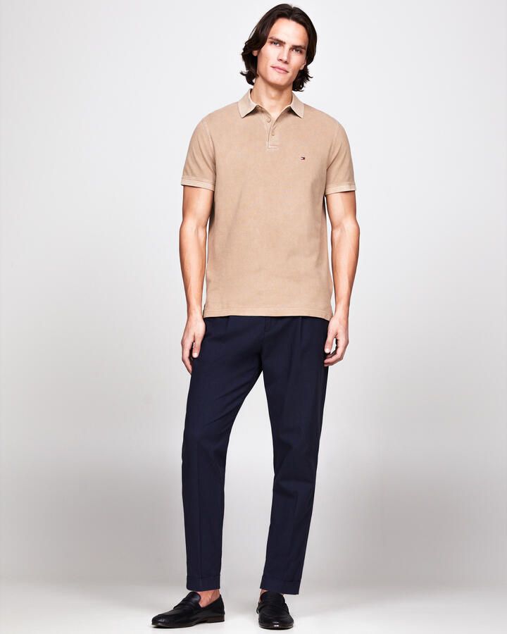 Tommy Hilfiger Casual Polo in Regular Fit Beige Heren - Foto 2