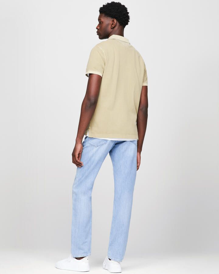 Tommy Hilfiger Poloshirt GARMENT DYE REG POLO licht gewassen uitstraling