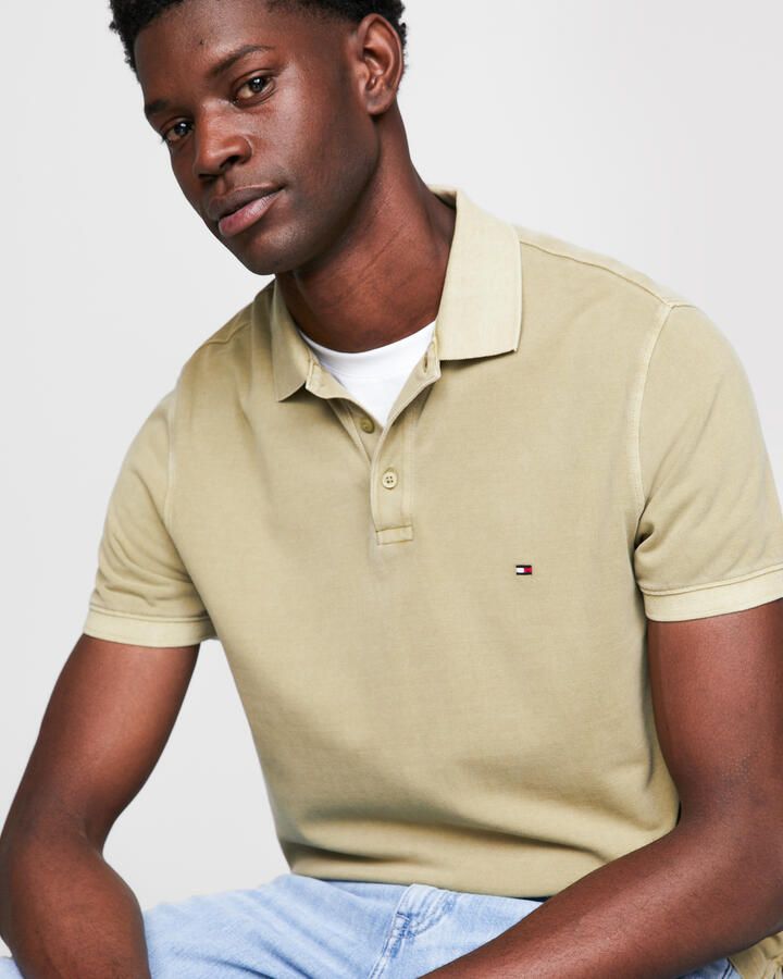 Tommy Hilfiger Poloshirt GARMENT DYE REG POLO licht gewassen uitstraling - Foto 2