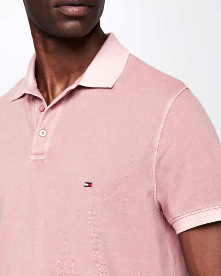 Tommy Hilfiger Poloshirt GARMENT DYE REG POLO licht gewassen uitstraling - Foto 4