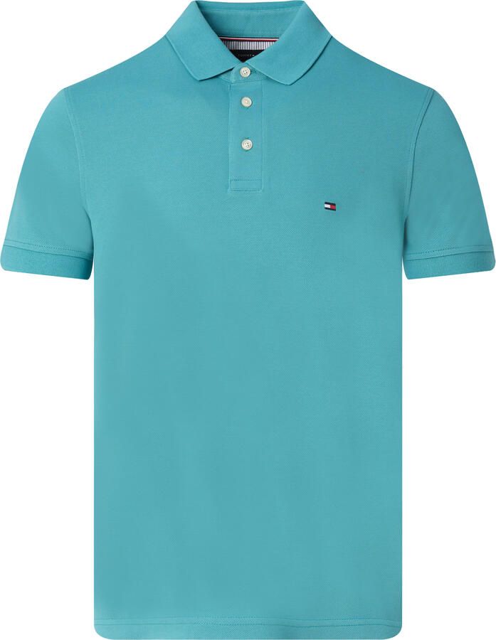 Tommy Hilfiger slim fit polo 1985 blauw - Foto 2
