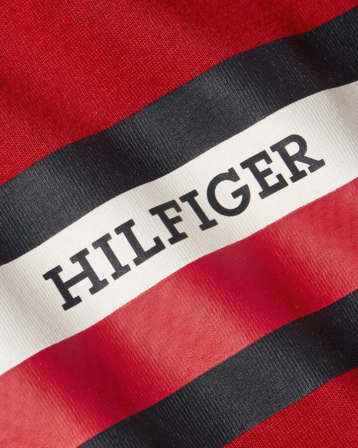 Tommy Hilfiger T-shirt MONOTYPE CHEST STRIPE met logo arizona red - Foto 4