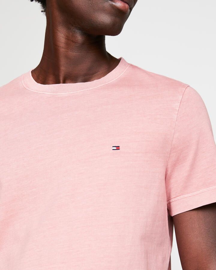 Tommy Hilfiger Slim fit T-shirt met logostitching model 'GARMENT' - Foto 2