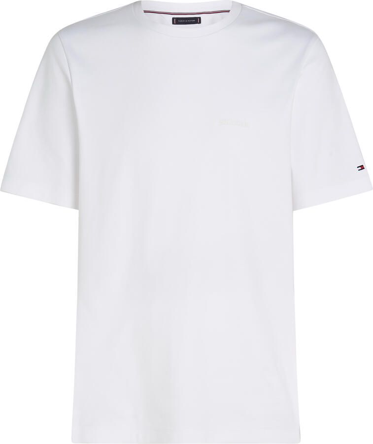 Tommy Hilfiger Interlock Gebreide Geribbelde Kraag T-Shirt White Heren - Foto 6