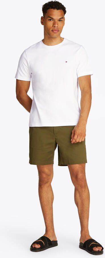 Tommy Hilfiger Interlock Gebreide Geribbelde Kraag T-Shirt White Heren - Foto 5