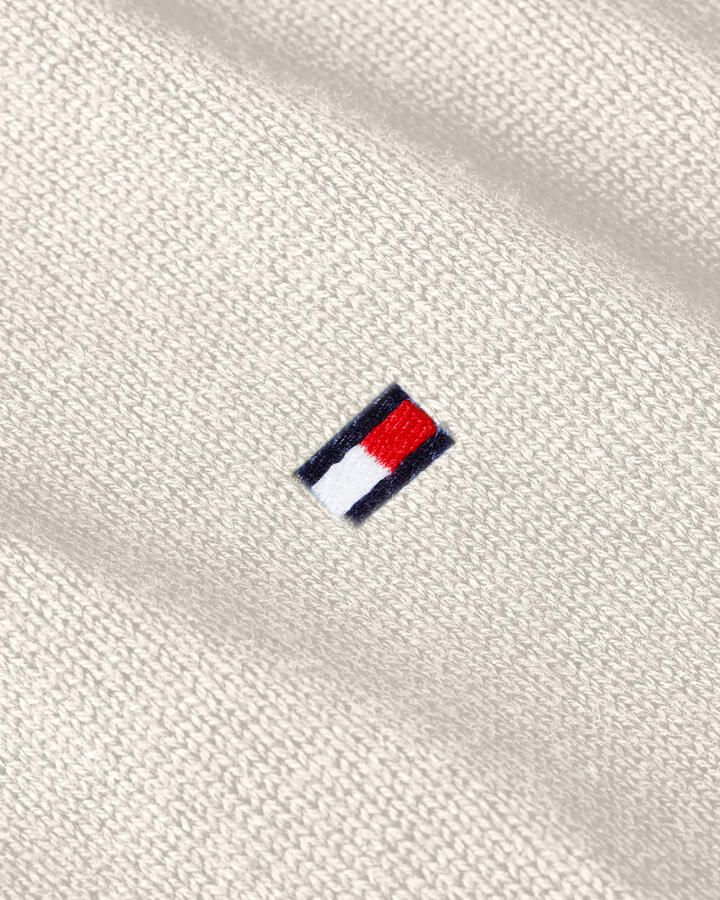 Tommy Hilfiger Schipperstrui PIMA ORG CTN CASHMERE ZIP MOCK