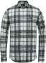 Vanguard Groene Casual Overhemd Long Sleeve Shirt Check Printed On Soft Jersey - Thumbnail 3