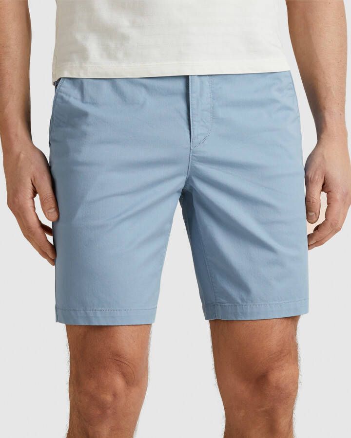 VANGUARD Heren Broeken V65 Shorts Fine Twill Stretch Grijs