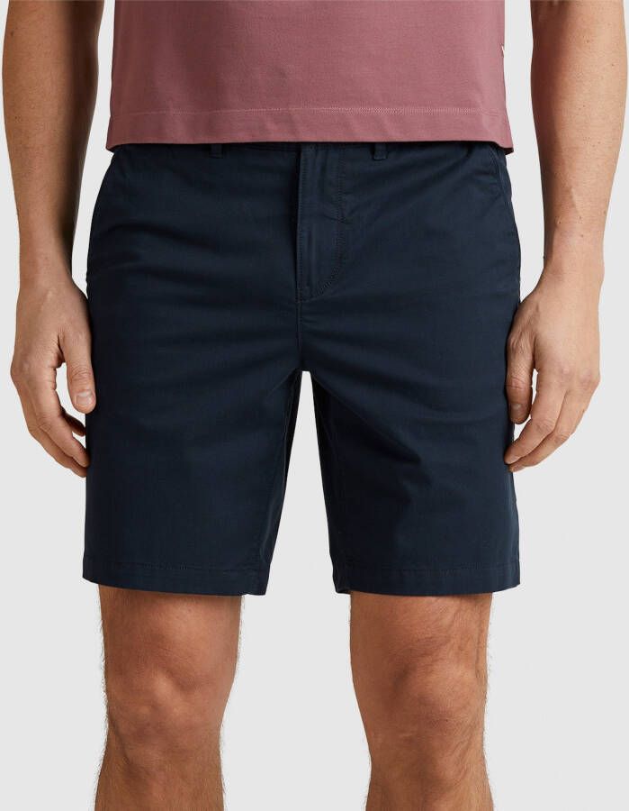 VANGUARD Heren Broeken Chino Shorts Fine Twill Stretch Blauw - Foto 2