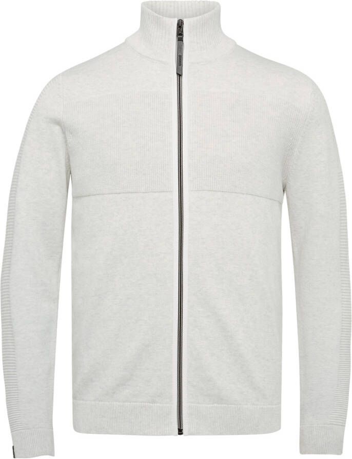 Vanguard Witte Vest Zip Jacket Cotton Melange