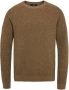 Vanguard Crewneck cotton mouline golden brown Bruin Heren - Thumbnail 3