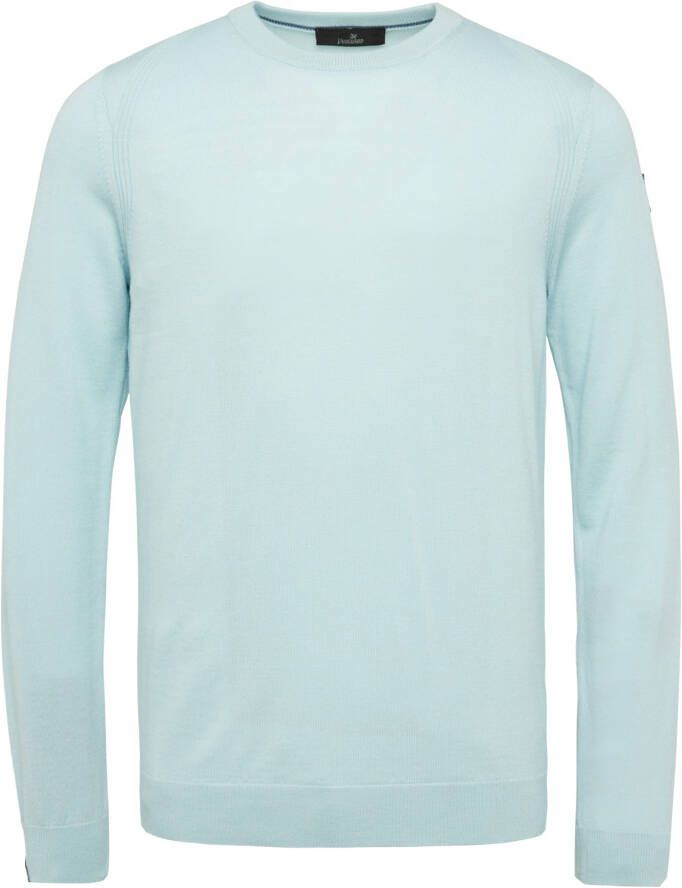 Vanguard Crewneck merino wool extra fine starlight blue Blauw Heren