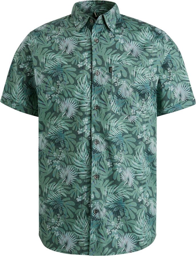 Vanguard Overhemd Lange Mouw Short Sleeve Overhemd Print Groen - Foto 6