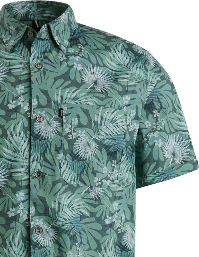 Vanguard Overhemd Lange Mouw Short Sleeve Overhemd Print Groen - Foto 5