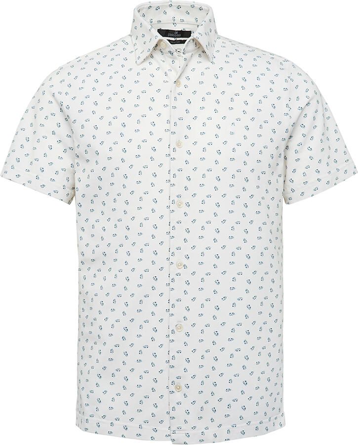 Vanguard regular fit overhemd met all over print 7009 ecru - Foto 3