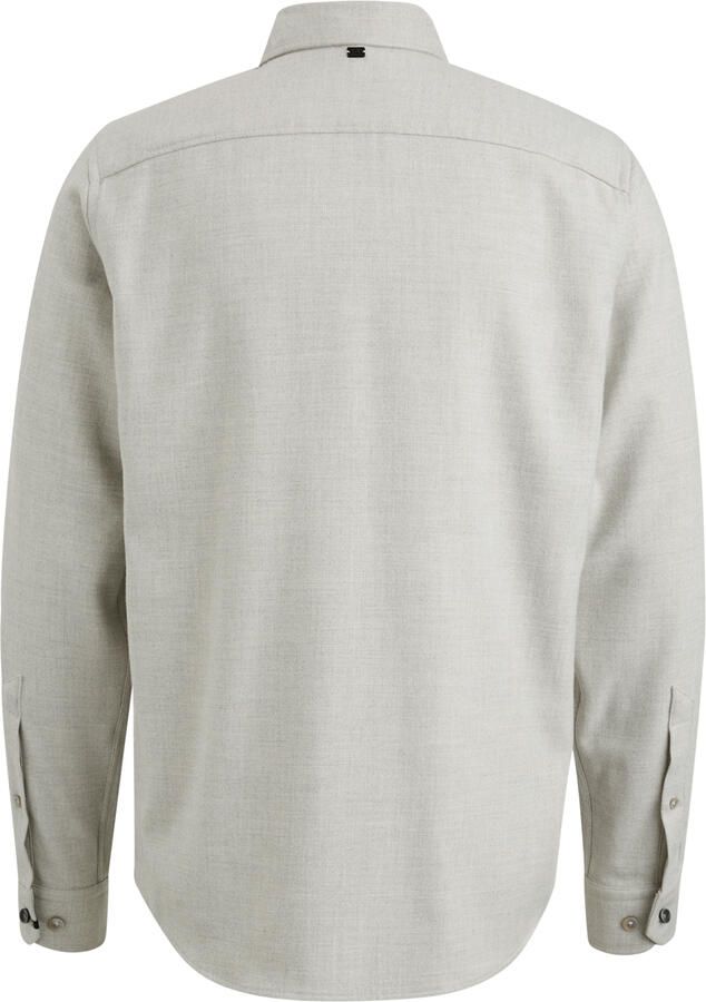 Vanguard Melange Twill Lange Mouw Shirt Blue Heren - Foto 7